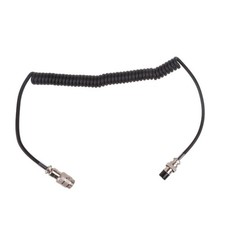 Microphone Extension Cable Coiled Wire for CB Ham Radio Walkie TalkiesAccessory