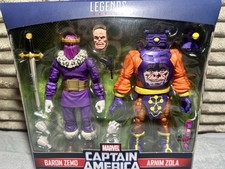 Marvel Legends Captain America Baron Zemo & Arnim Zola 2-Pack Hasbro NEW SEALED