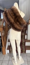 Russian Sable Fur  Collar  Stole Wrap 