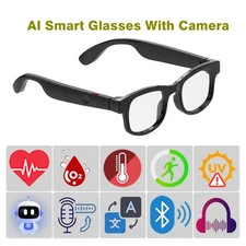 Smart glasses wireless bluetooth with camera and Remote Photo and  Ideal