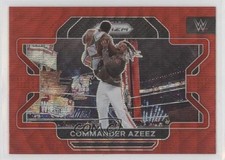 2022 Panini Prizm WWE Ruby Wave Prizm Dabba-Kato Commander Azeez #89 17tg