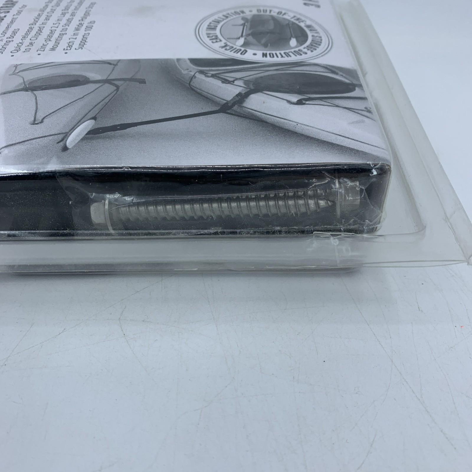 Shoreline Marine Propel Paddle Gear Kayak Storage Straps 3ft Quick Release Black