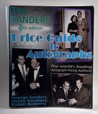 Sanders Price Autographs Guide 5th Edition Collectors Book Catalogue Referenc