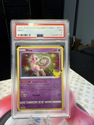 2021 Pokemon Mew Celebrations Card 011/025 Near Mint PSA 7