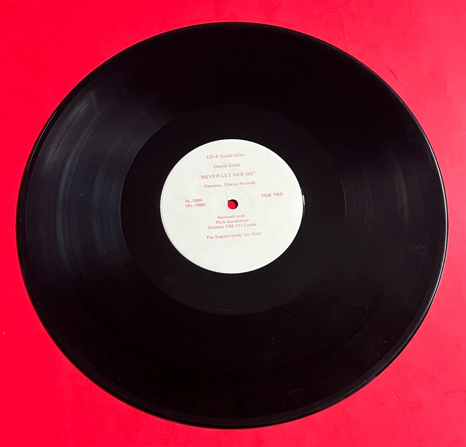 EXPERIMENTAL LP  ~ David Gates (of Bread) ~ CD 4 QuadraDisc - Image 3 of 4