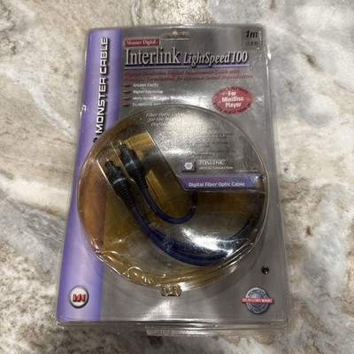 Monster Cable Interlink Lightspeed 100 4 meter/13.1 ft Optical Digital New