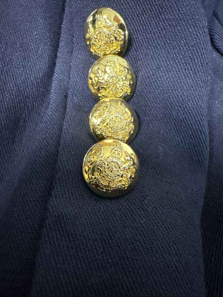 Vintage Lauren Ralph Lauren Pant Suit Navy Blue 2 Piece - Women’s Size 10 - Image 4 of 4