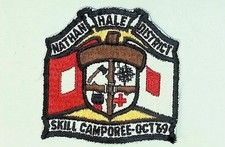 1969 Suffolk County Council Nathan Hale District Skill Camporee Scout Patch Oct