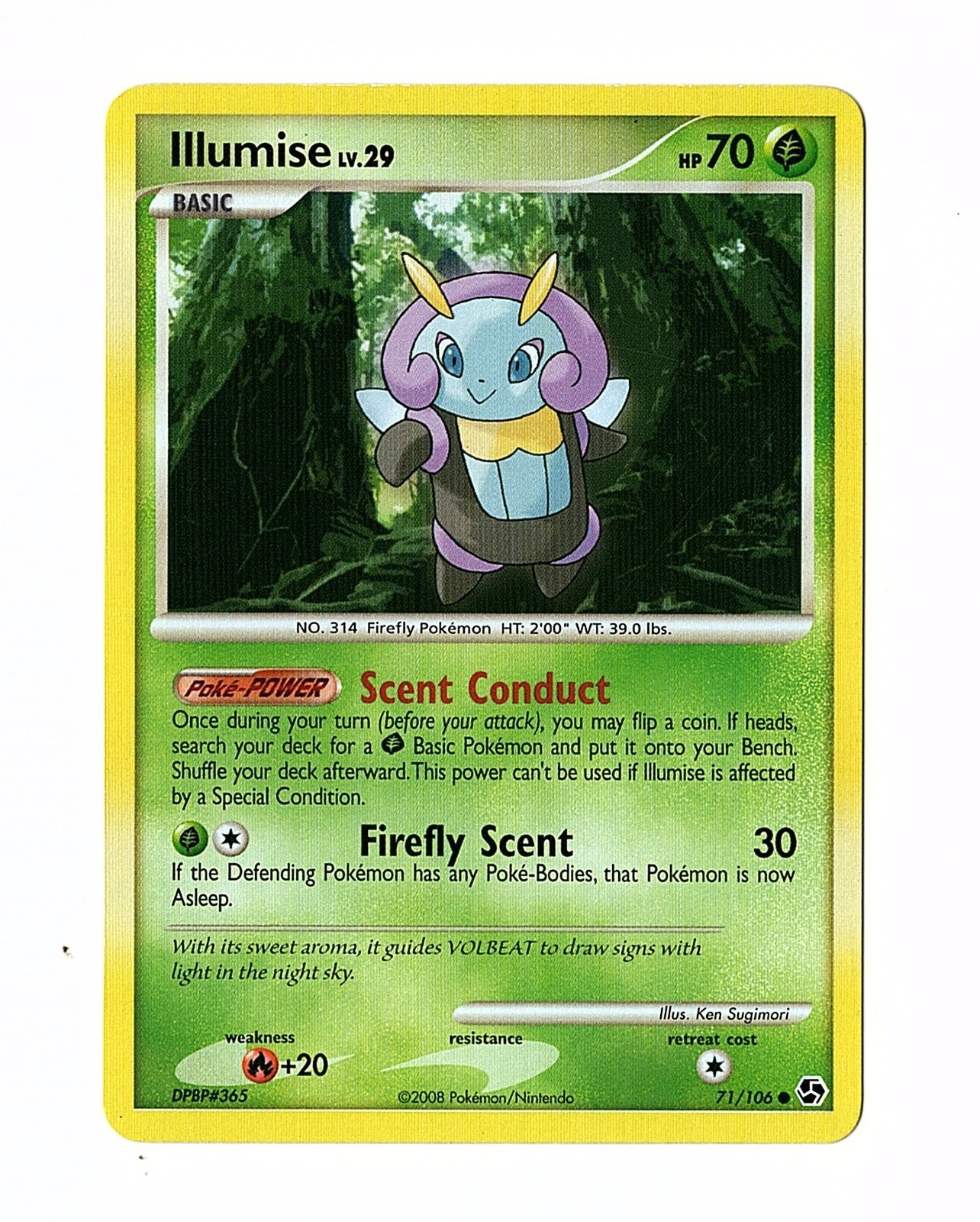 Illumise 71/106 Great Encounters Regular - Pokemon Card LP