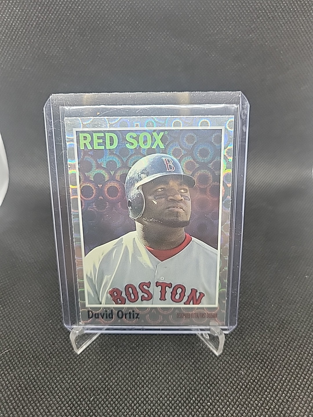 2024 Topps Archives David Ortiz Red Sox Foilboard Parallel Card