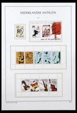 Lot 39929 Stamp collection Curacao/Dutch Antilles 1873-2017 in 6 albums.