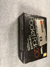Kodak TELE DISC Black Vintage Disc Film Camera w/ Manual, Case/Box