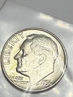 1956 D Roosevelt Dime 90% Silver US Coin UNCIRCULATED #24