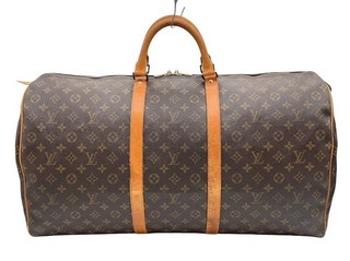 Auth Louis Vuitton Monogram Keepall 60 M41422 Boston Bag Travel Bag NS080482