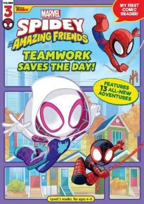 Marvel Press Boo Spidey and His Amazing Friends: Teamwork Saves t (Taschenbuch)