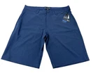 $95 Travis Mathew Men's By The Pier Shorts 10" - Heather Navy - Size 34 - New