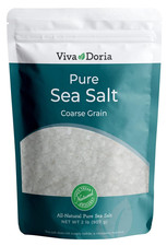 Pure Sea Salt, Coarse Grain, 2 Lb  Ideal for Salt Grinders