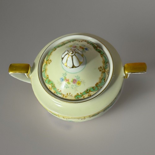 Vintage Mid-Century Noritake China Sugar Bowl With Lid - No Chips - Picture 3 of 7