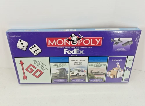 Monopoly FedEx Edition NEW Sealed 2004 Parker Brothers Vintage Federal Express