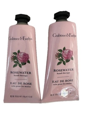 2x Crabtree & Evelyn ~ Rosenwasser ~ Handtherapie je 100g Kanada