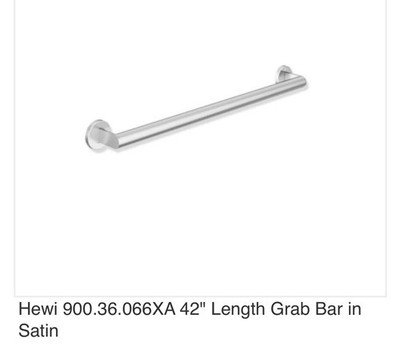 Hewi Satin Stainless Steel 42  Grab Bar
