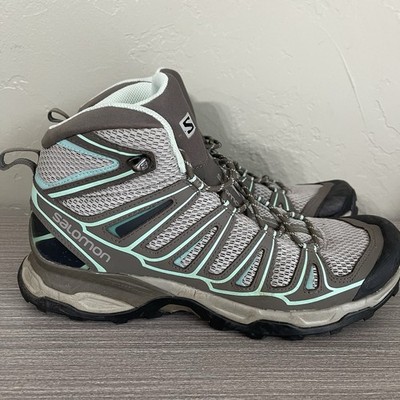 Salomon X Ultra Mid Aero Hiking Boots Women's Size 9.5 Waterproof