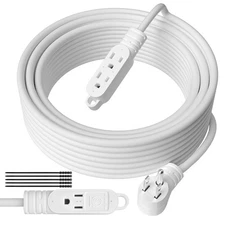 3 Prong Power Extension Cord with Multiple Outlets 35 FT, 16/3 Gauge Multi 3 ...