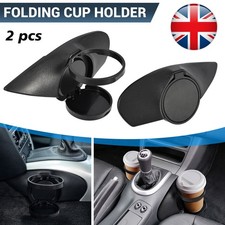 2x Foldable Cup Holder integrated into Trim Piece For Porsche 911 996 1999-2005