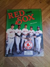 Vintage Boston Redsox 1985 Official Baseball Yearbook Magazine