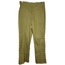 Boy Scouts Official Uniform Pants Olive Green Size 29" Waist Youth Hemmed BSA
