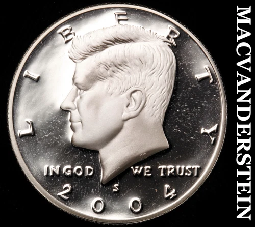 2004-S Kennedy Half Dollar- Silver Choice Gem Proof Luster No Reserve #i5472