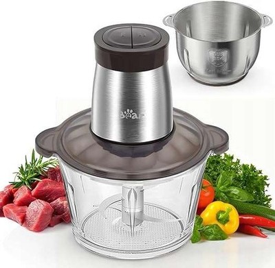 Zerkleinerer Bear Food Chopper QSJ-D03W5, 600 W, 2 Geschwindigkeitsstufen 