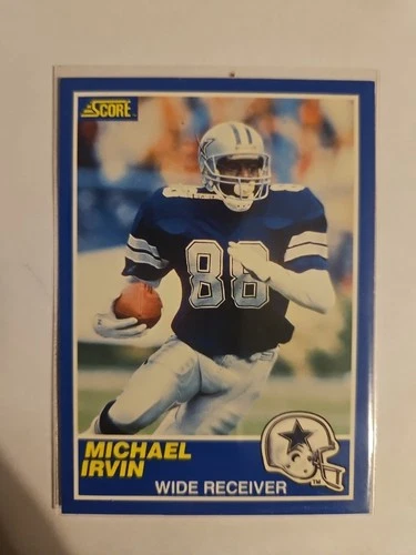 1989 Score - Michael Irvin #18 (RC)