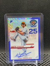 Nate Snead 2025 Prospect Edition Prospect Ticket Auto - Blue Wave #33/75 - #160
