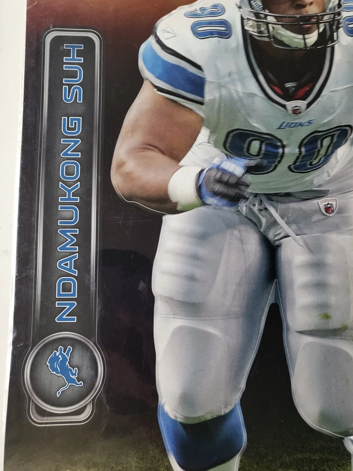 CALCOMANÍA DE PARED DAMUKONG SUH FATHEAD COMPAÑEROS DE EQUIPO DETROIT LIONS NEBRASKA HUSKERS 2011 Foto 3 de 4