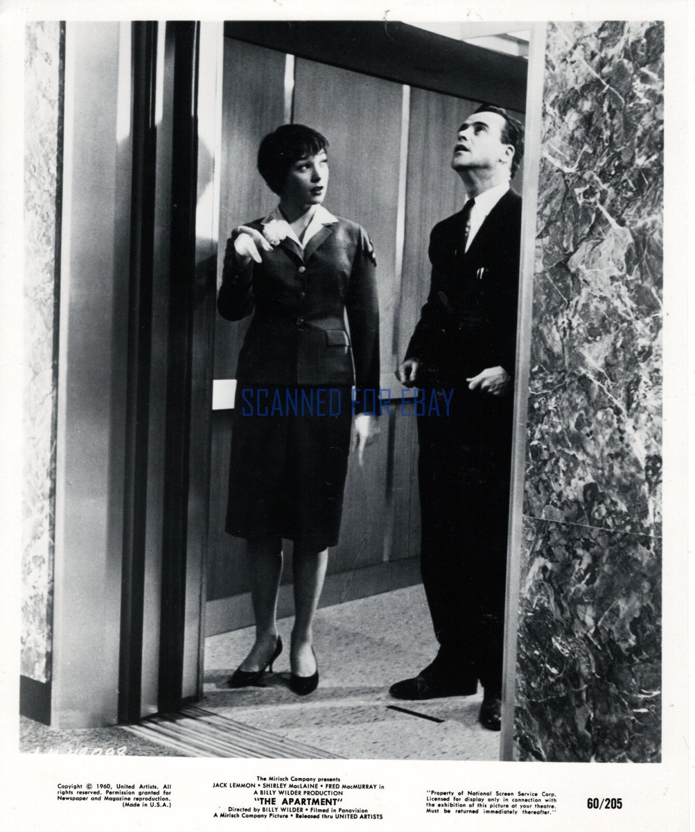 THE APARTMENT JACK LEMMON SHIRLEY MACLAINE ORGINAL 1960 8X10 | eBay