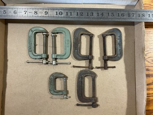 Clamp Lot - Malleable - Machinists Welding, Metalwork, Woodworking, Building Pro - Picture 2 of 9