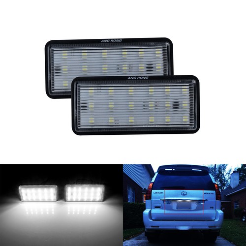 Pair License Plate Lights For Toyota Land Cruiser Prado Lexus LX470