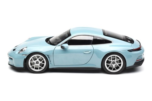 1:18 NOREV 2023 PORSCHE 911 992 S/T Meissen Blue opening doors & hood 187470 - Picture 3 of 8