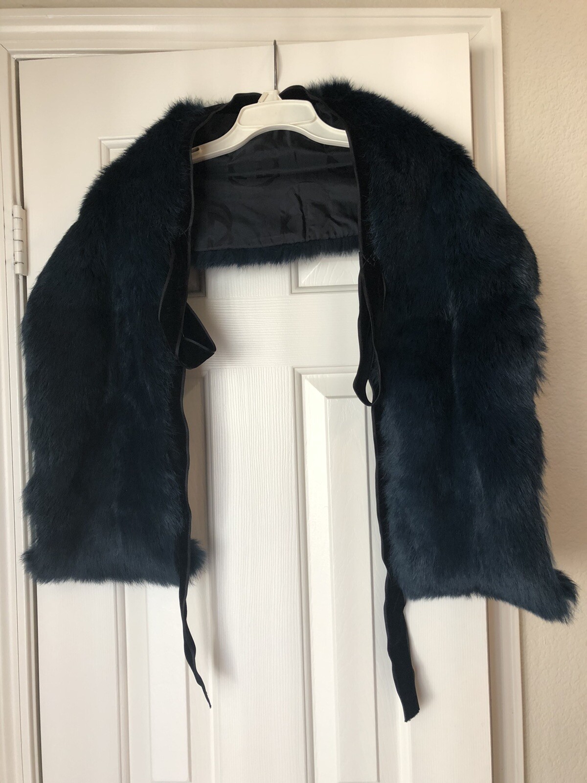 Gucci fur Stole wrap greenblue Color Gem