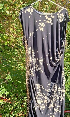RACHEL by Rachel Roy Sexy Leopard Spot Side Floral Front DRESS Size 2X  sj17j6 | eBay