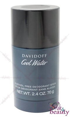Cool Water By Davidoff  Deodorant Stick 2.4oz/70g  For Men New&Unbox