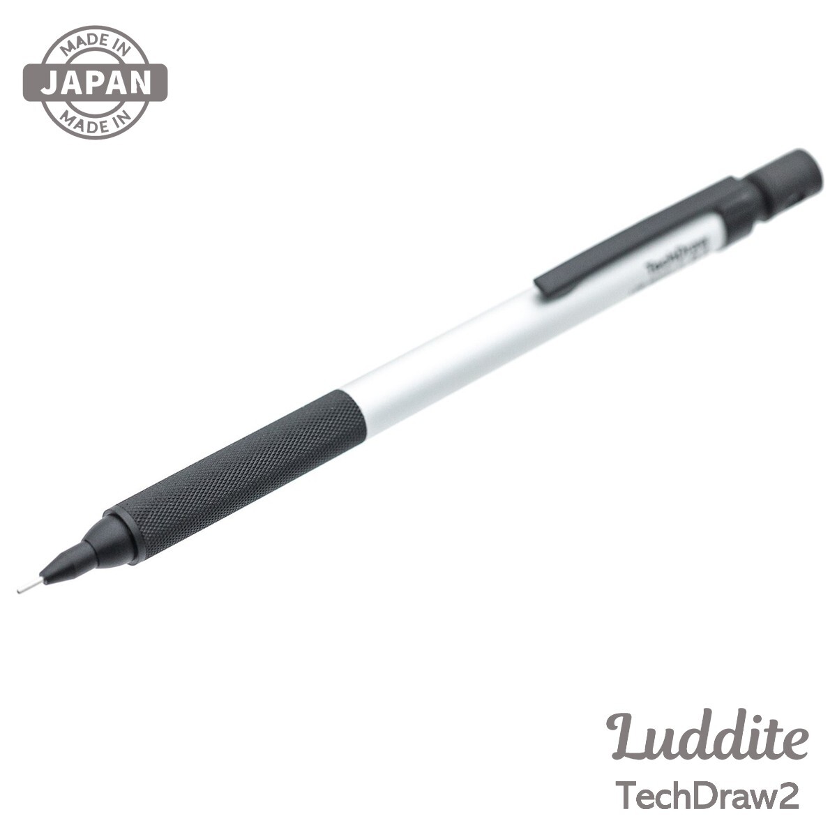 LUDDITE TechDraw2 Aluminum Drafting Mechanical Pencil 0.5 mm