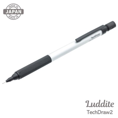 LUDDITE TechDraw2 Aluminum Drafting Mechanical Pencil 0.5 mm