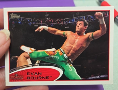 2012 Topps WWE RAW #35 Evan Bourne Wrestling Card