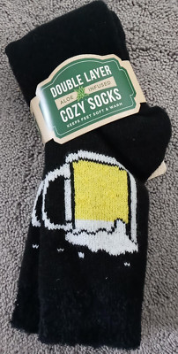AIRPLUS Men sz 8-12.5 Double Layer Cozy Sock Aloe Infused