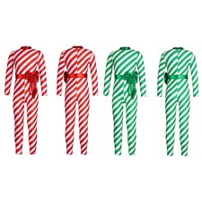 Kids Girls Leotard Ballet Jumpsuit Santa Claus Christmas Costume Carnival Elf