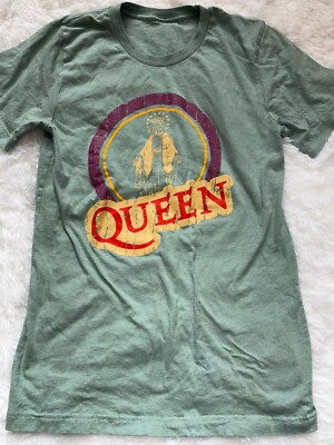 Marian Apparitions  Queen  Women s Sz. S Design Tee With Dates On Back. Cute