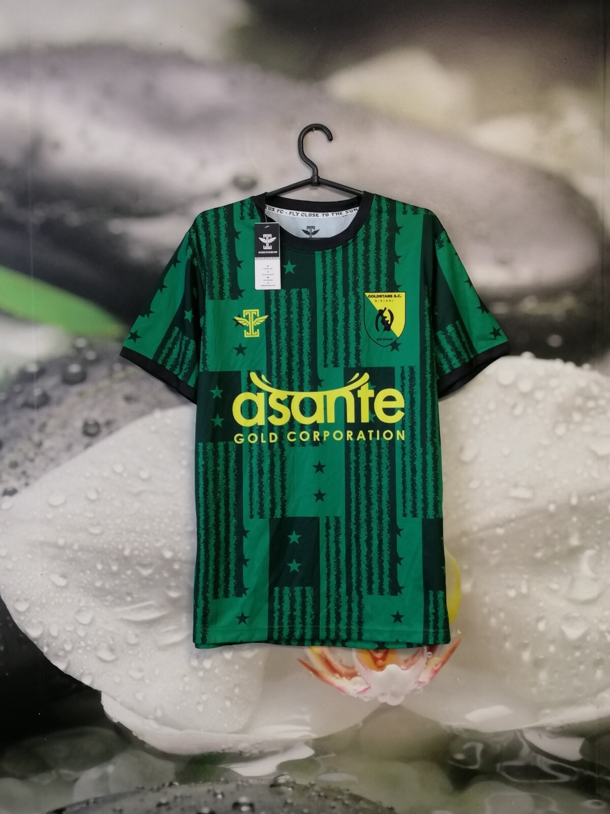 Camiseta de fútbol Bibiani Goldstars Ghana 2022 - 2023 tercera camiseta nueva talla M