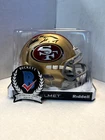John Taylor signed 49ers Speed Mini Helmet in black with Beckett Coa